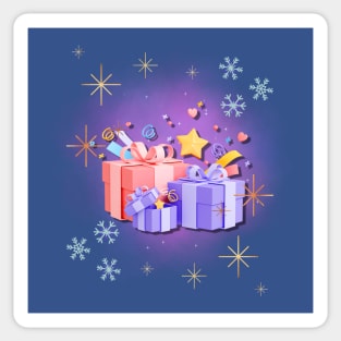 New Year's Gifts Sticker